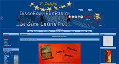 Desktop Screenshot of discofox-funradio.de