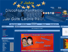 Tablet Screenshot of discofox-funradio.de